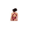 Body grande taille couleur framboise 